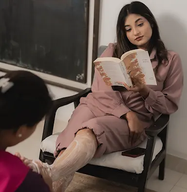 Spa Manicure and Pedicure